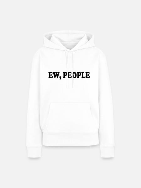 ew people - Frauen Premium Bio Hoodie - Weiß