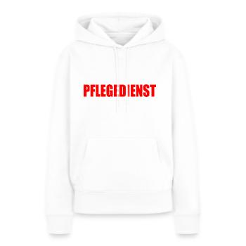 Allaitement - Sweat à capuche Premium bio Femme - blanc - Devant - Julia (174cm)