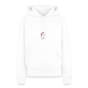 Santa Claus Beard Cutting - Women’s Premium Organic Hoodie - white - Front - Julia (174cm)