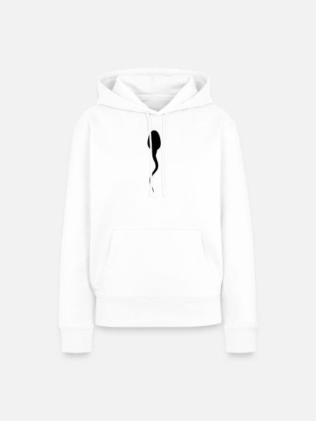 sperma - Frauen Premium Bio Hoodie - Weiß