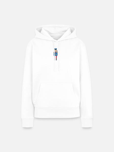 Nussknacker - Frauen Premium Bio Hoodie - Weiß
