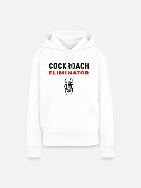 Kakerlaken Reiniger - Frauen Premium Bio Hoodie - Weiß