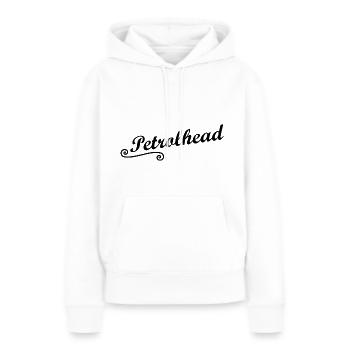Têtes d’essence - Sweat à capuche Premium bio Femme - blanc - Devant - Julia (174cm)