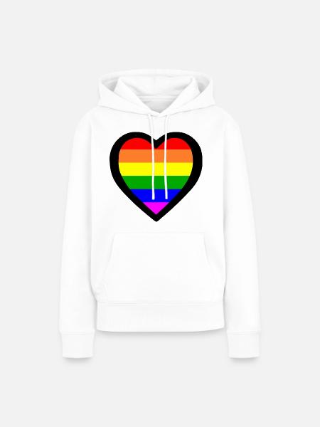 Lgbt - Frauen Premium Bio Hoodie - Weiß