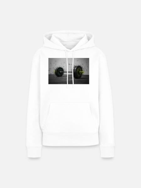 Runenschmiede - Frauen Premium Bio Hoodie - Weiß