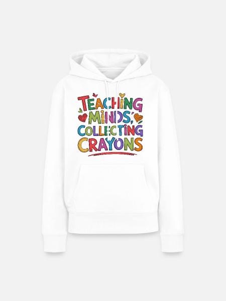 Elementary Teacher Teaching Minds Primary Teacher - Frauen Premium Bio Hoodie - Weiß