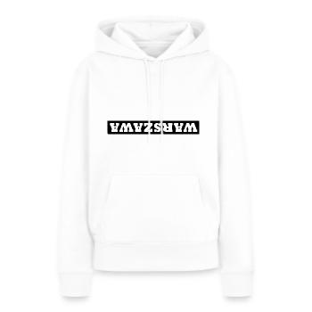 Warschau Fans - Frauen Premium Bio Hoodie - Weiß - Vorne - Julia (174cm)