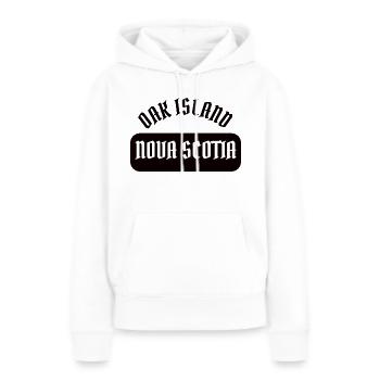 OAK ISLAND / TREASURE HUNTING: Oak Island - Women’s Premium Organic Hoodie - white - Front - Julia (174cm)