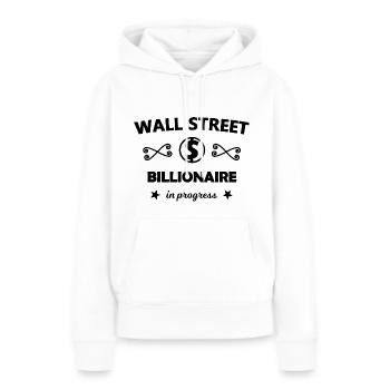 Die Wall Street Aktionäre - Frauen Premium Bio Hoodie - Weiß - Vorne - Julia (174cm)