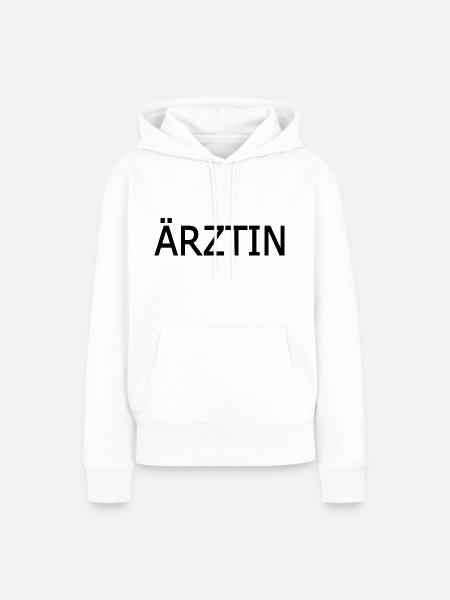 Ärztin - Frauen Premium Bio Hoodie - Weiß