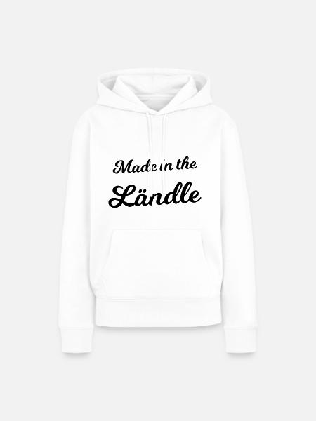 Hergestellt im Ländle - Frauen Premium Bio Hoodie - Weiß