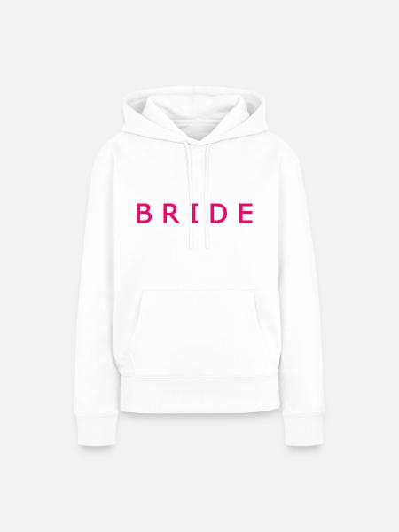Bride - Frauen Premium Bio Hoodie - Weiß