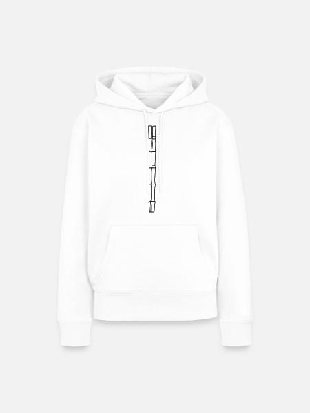 Bambus - Frauen Premium Bio Hoodie - Weiß