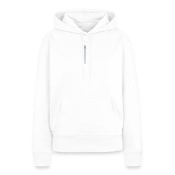 Épée - Sweat à capuche Premium bio Femme - blanc - Devant - Julia (174cm)