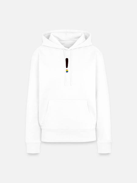 laut und stolz - Frauen Premium Bio Hoodie - Weiß