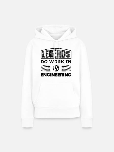 Die Engineering Profis - Frauen Premium Bio Hoodie - Weiß