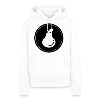 Birne Obst - Frauen Premium Bio Hoodie - Weiß - Vorne - Julia (174cm)