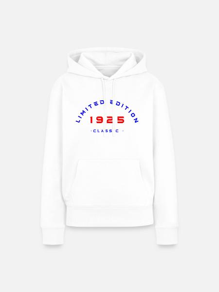 1925, Limited Edition - Frauen Premium Bio Hoodie - Weiß
