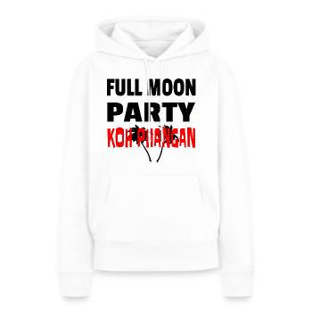 Full Moon Party Koh Phangan T Shirt Geschenkidee - Frauen Premium Bio Hoodie - Weiß - Vorne - Julia (174cm)