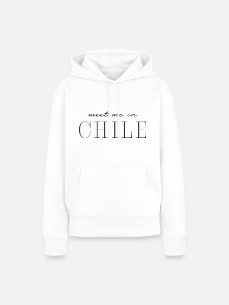 Ich liebe Chile - Frauen Premium Bio Hoodie - Weiß