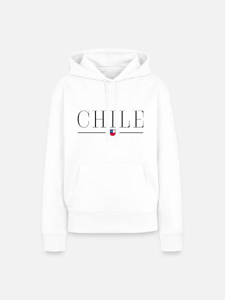 Ich liebe Chile, Design T-Shirt, Outfit - Frauen Premium Bio Hoodie - Weiß