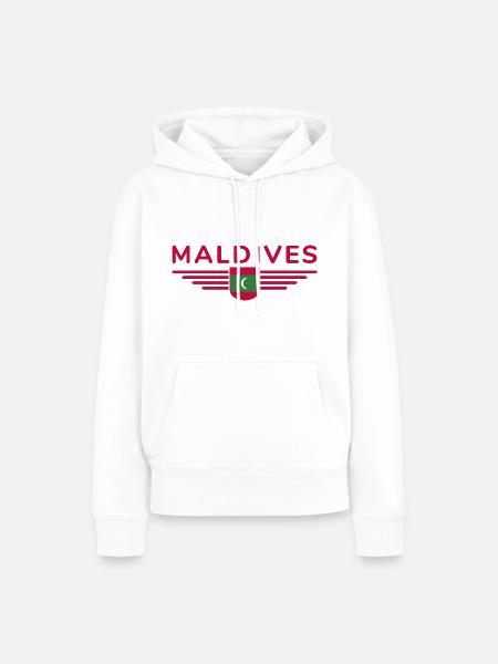 Malediven Fans: Exklusive Shirts - Frauen Premium Bio Hoodie - Weiß