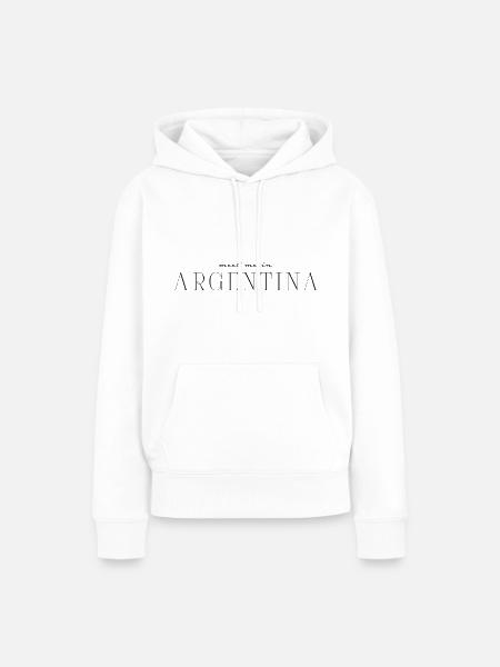 Ich liebe Argentinien - Frauen Premium Bio Hoodie - Weiß