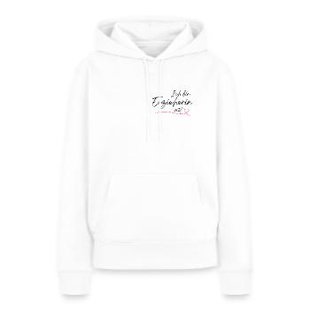 Erzieherin mit Herz - Frauen Premium Bio Hoodie - Weiß - Vorne - Julia (174cm)
