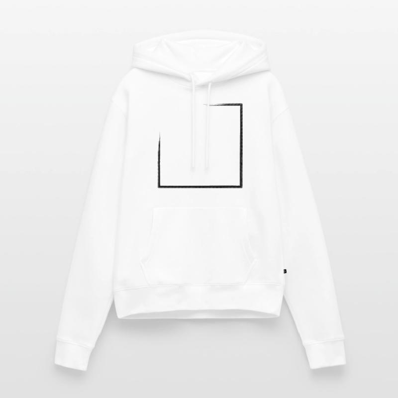 Weathered rectangular frame Women’s Premium Organic Hoodie