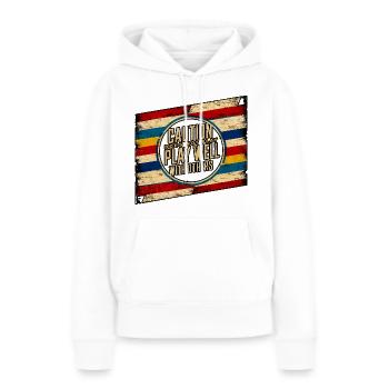 Caution Does Not Play Well With Others 97 - Frauen Premium Bio Hoodie - Weiß - Vorne - Julia (174cm)