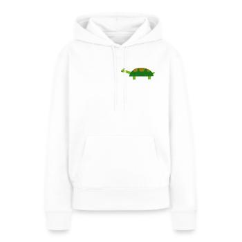 Schildikrotii - Frauen Premium Bio Hoodie - Weiß - Vorne - Julia (174cm)