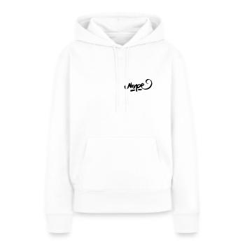 Nope - Women’s Premium Organic Hoodie - white - Front - Julia (174cm)