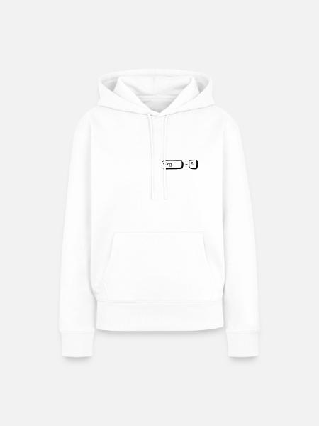 strg + Z - Frauen Premium Bio Hoodie - Weiß