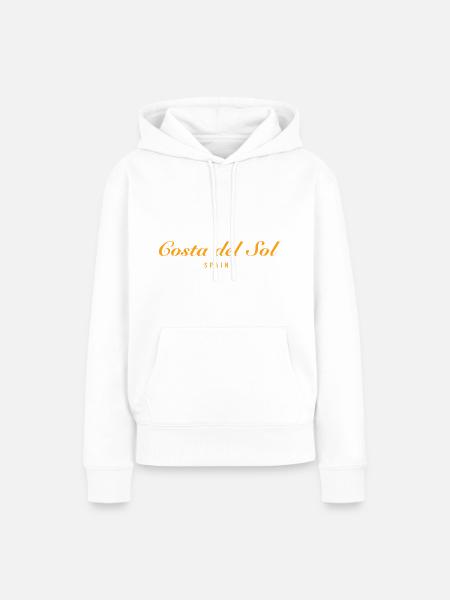 Costa del Sol, Spanien - Frauen Premium Bio Hoodie - Weiß