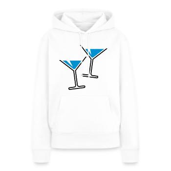 XDouplicated Leisure Fun (Skyblue) - Women’s Premium Organic Hoodie - white - Front - Julia (174cm)