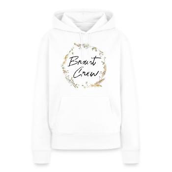 Braut Crew - Junggesellinnenabschied - Frauen Premium Bio Hoodie - Weiß - Vorne - Julia (174cm)