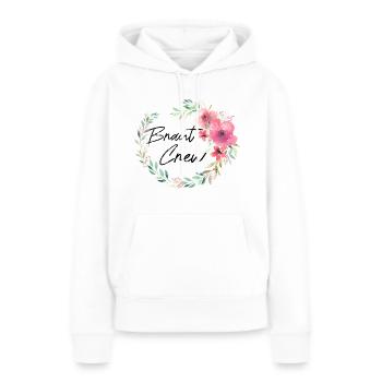 Braut Crew - Junggesellinnenabschied - Frauen Premium Bio Hoodie - Weiß - Vorne - Julia (174cm)