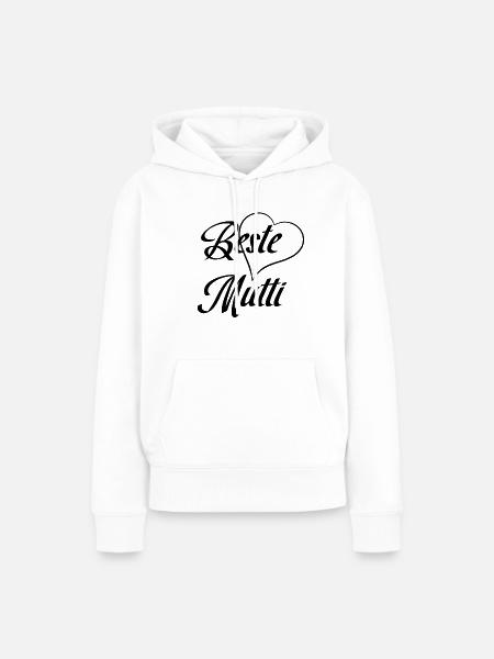 Mutti - Frauen Premium Bio Hoodie - Weiß