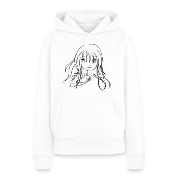 manga student - Women’s Premium Organic Hoodie - white - Front - Julia (174cm)