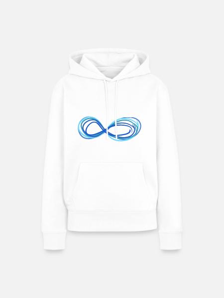unendlich unendlichkeit - Frauen Premium Bio Hoodie - Weiß