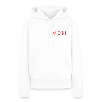 Mom Superhero - Frauen Premium Bio Hoodie - Weiß - Vorne - Julia (174cm)