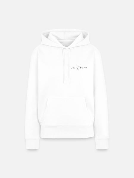 Laplace-Transformation - Frauen Premium Bio Hoodie - Weiß