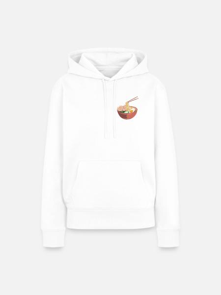 Ramen Liebe - Frauen Premium Bio Hoodie - Weiß