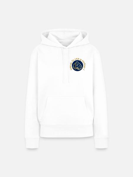 Go Motivation - Frauen Premium Bio Hoodie - Weiß