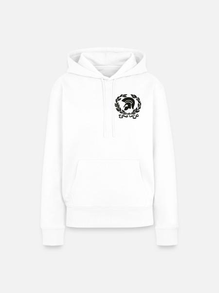 Trojankranz - Frauen Premium Bio Hoodie - Weiß