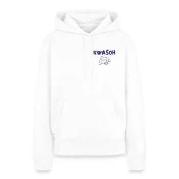 Croissant Kwasoh Illustration - Frauen Premium Bio Hoodie - Weiß - Vorne - Julia (174cm)