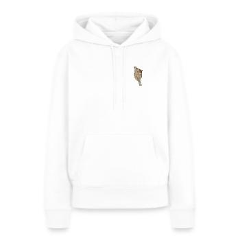 Nächtlicher Kletterer Primat - Frauen Premium Bio Hoodie - Weiß - Vorne - Julia (174cm)