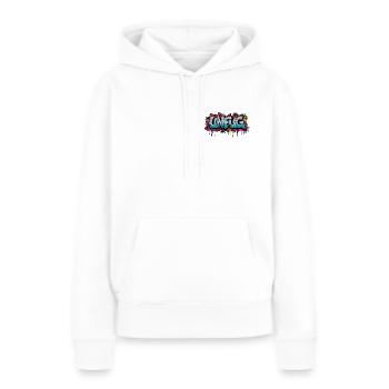 Unfug - Frauen Premium Bio Hoodie - Weiß - Vorne - Julia (174cm)