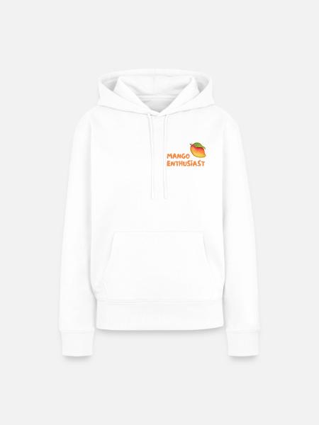 Mango Enthusiast Graphic - Frauen Premium Bio Hoodie - Weiß