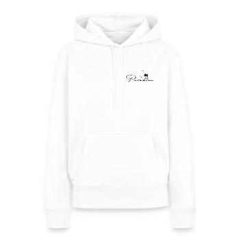 Paradise - Frauen Premium Bio Hoodie - Weiß - Vorne - Julia (174cm)